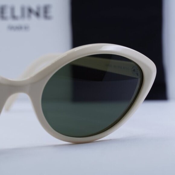 Final Price! Celine CL40264U 25N Ivory/Khaki Sunglasses - Picture 6 of 10